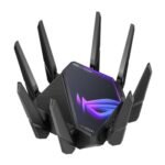 ASUS ROG Rapture GT-AXE16000 - wireless router - Wi-Fi 6E - 802.11a/b/g/n/ac/ax (Wi-Fi 6E) - desktop