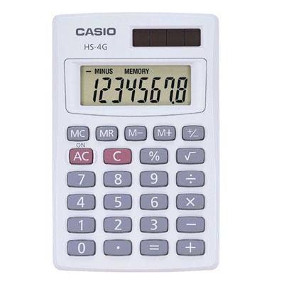 Casio Solar calculator with 1 display lines, displaying 8 characters.