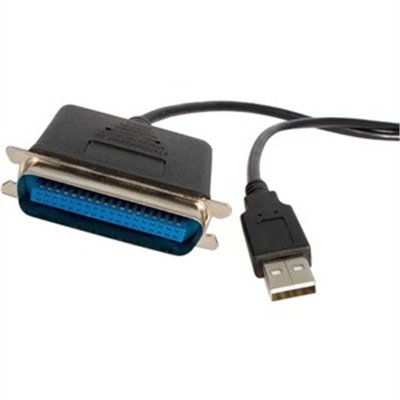 StarTech.com USB to Parallel Port Adapter for Printers - 10 ft