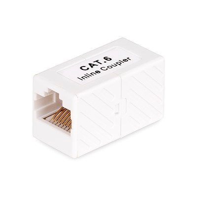 StarTech.com RJ45 Coupler 5-Pack, Inline Cat6 Coupler, Cat6 Cable Extension, F/F
