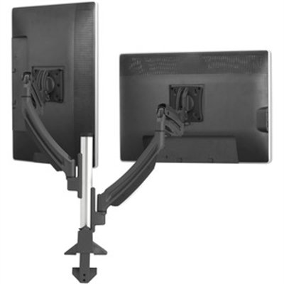 Chief Kontour Desk Column Dual Monitor Arm - For Displays 10-32" - Black