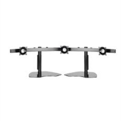 Chief Widescreen Triple Monitor Table Stand Desk Mount - Horizontal - Black