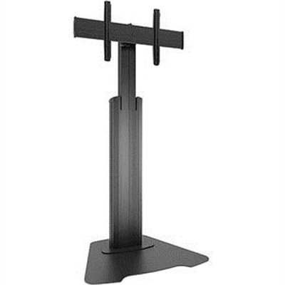 Chief Fusion Large Height Adjustable Floor Stand - For Displays 42-86" - Black