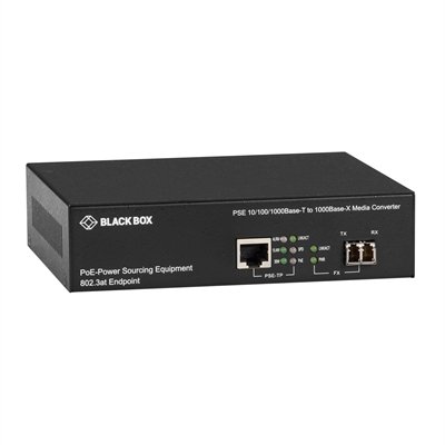 Black Box LPS500 Series LPS500A-MM-LC-R3 - fiber media converter - 10Mb LAN, 100Mb LAN, GigE