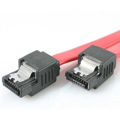 StarTech.com 12in Latching SATA Cable - SATA cable - Serial ATA 150/300/600