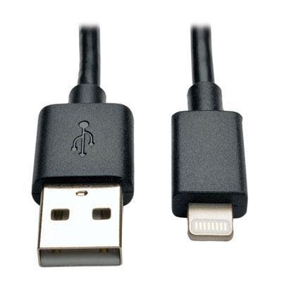 Tripp Lite 10in Lightning USB/Sync Charge Cable for Apple Iphone / Ipad Black 10" - Lightning cable - Lightning / USB - 10 in