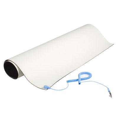 StarTech.com Anti-Static Mat - 25" x 27.5" Electrical Grounding Desk Pad - For Home or Work - Beige (M3013) - desktop anti-static mat
