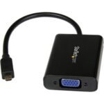 StarTech.com Micro HDMI to VGA Adapter with Audio - Video Converter 1080p