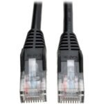 Tripp Lite 10ft Cat5e / Cat5 Snagless Molded Patch Cable RJ45 M/M Black 10' - patch cable - 10 ft - black