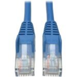 Tripp Lite 10ft Cat5e / Cat5 Snagless Molded Patch Cable RJ45 M/M Blue 10' - patch cable - 10 ft - blue