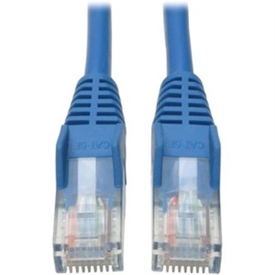 Tripp Lite 10ft Cat5e / Cat5 Snagless Molded Patch Cable RJ45 M/M Blue 10' - patch cable - 10 ft - blue