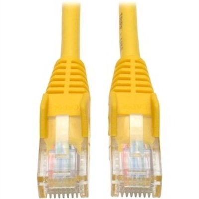 10ft Cat5e Cat5 Snagless Molded Patch Cable RJ45 M-M Yellow 10'