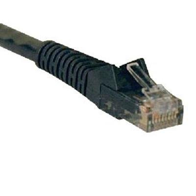 Tripp Lite 7ft Cat6 Gigabit Snagless Molded Patch Cable RJ45 M/M Black 7' - patch cable - 7 ft - black