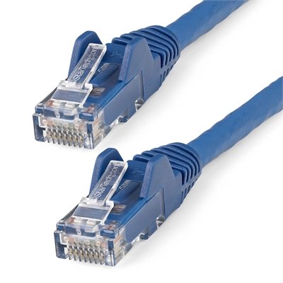 StarTech.com 35ft LSZH CAT6 Ethernet Cable, 10 GbE Snagless 100W PoE UTP Network Patch Cord, Blue