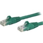 StarTech.com 14ft CAT6 Ethernet Cable Green Snagless UTP CAT 6 Gigabit Cord/Wire 100W PoE 650MHz