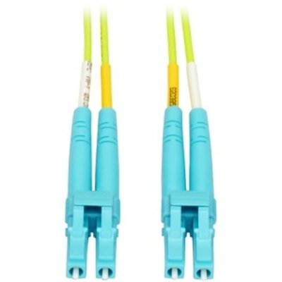 Tripp Lite 3M 10Gb/100Gb Duplex Multimode 50/125 OM4 LSZH Fiber Patch Cable LC/LC Aqua 3 Meters - patch cable - 3 m - aqua