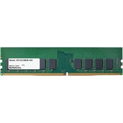 Buffalo OP-MEM Series - DDR4 - module - 16 GB - DIMM 288-pin - 2666 MHz / PC4-21333 - unbuffered