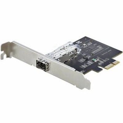 StarTech.com 1-Port GbE SFP Network Card, PCIe 2.1, Intel I210-IS, Gigabit Fiber Optic Ethernet NIC