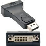 Tripp Lite DisplayPort to DVI Adapter Converter Compact DP to DVI M/F DPort 1.2 - display adapter