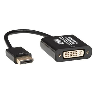 Tripp Lite 6in DisplayPort to DVI Adapter Active Converter M/F DPort 1.2 6" - display adapter - 6 in