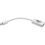 Tripp Lite Keyspan Mini DisplayPort 1.2 to HDMI Active Adapter/Video Converter (M/F), 4K x 2K (3840 x 2160) @60 Hz, HDCP 2.2, 6 in - video converter - white