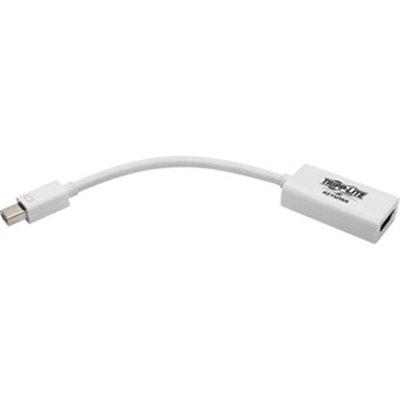 Tripp Lite Keyspan Mini DisplayPort 1.2 to HDMI Active Adapter/Video Converter (M/F), 4K x 2K (3840 x 2160) @60 Hz, HDCP 2.2, 6 in - video converter - white