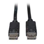 Tripp Lite 1ft DisplayPort Cable with Latches Video / Audio DP 4K x 2K M/M 1' - DisplayPort cable - 1 ft