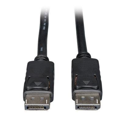 Tripp Lite 1ft DisplayPort Cable with Latches Video / Audio DP 4K x 2K M/M 1' - DisplayPort cable - 1 ft