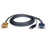 Tripp Lite 10ft USB Cable Kit for KVM Switch 2-in-1 B020 / B022 Series KVMs 10' - video / USB cable - 10 ft