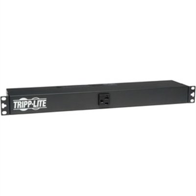 Tripp Lite PDU Single-Phase Basic - 13 NEMA 5-15/20R Outlets, L5-20P Input, 6-ft. (1.83 m) Cord, 1U Rack-Mount - power distribution unit