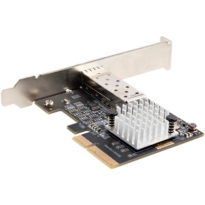 StarTech.com 10G PCIe SFP+ Card, Single Open SFP+ Port for MSA-Compliant Modules/Cables, SFP NIC