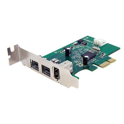 StarTech.com 3 Port 2b 1a Low Profile 1394 PCI Express FireWire Card