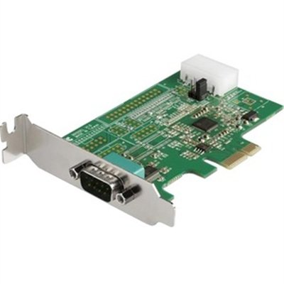 StarTech.com 1-Port PCI Express RS232 Serial Adapter Card - PCIe Serial DB9 Controller - Low Profile