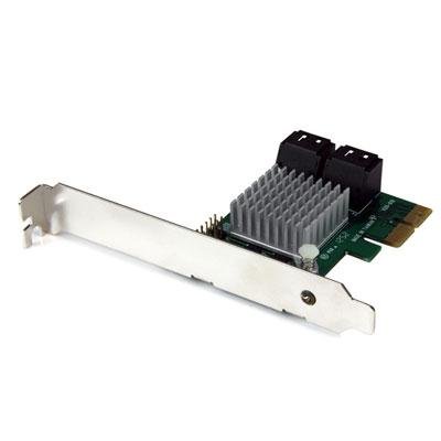 StarTech.com 4 Port PCIe SATA III Controller Card w/ HyperDuo SSD Tiering