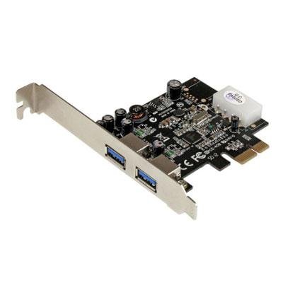 StarTech.com 2 Port PCI Express (PCIe) USB 3.0 Card with UASP - LP4 Power