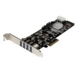 StarTech.com 4 Port USB 3.0 PCIe Card w/ 2 Dedicated Channels - UASP