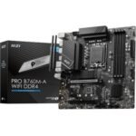 MSI PRO B760M-A WIFI DDR4 - motherboard - micro ATX - LGA1700 Socket - B760