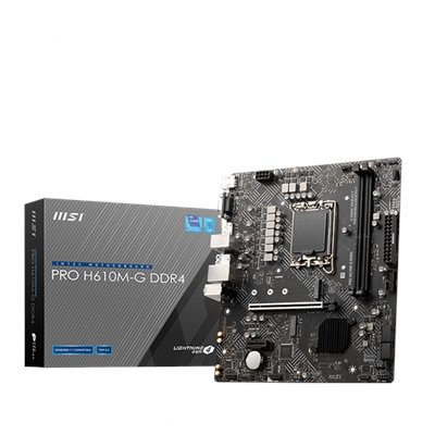 MSI PRO H610M-G DDR4 - motherboard - micro ATX - LGA1700 Socket - H610