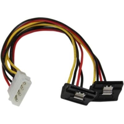 Power two SATA drives from a single LP4 power supply connector  molex to dual sata  molex to sata splitter  molex to sata cable  4 pin molex to sata  lp4 to sata.