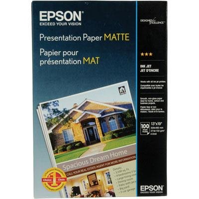 Epson Presentation - paper - smooth matte - 100 sheet(s) - Super B - 102 g/m²