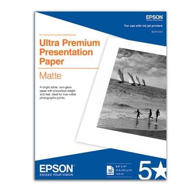 Epson Ultra Premium - presentation paper - matte - 50 sheet(s) - Letter - 192 g/m²