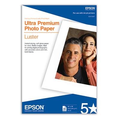 Epson Ultra Premium Luster Photo Paper - photo paper - glossy - 50 sheet(s) - Super B