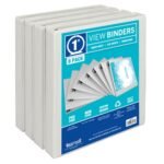Econo Bnd 1" View White 8pk