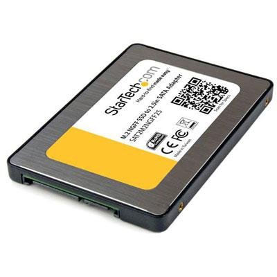 StarTech.com M.2 SSD to 2.5in SATA III SSD Adapter w/ Protective Housing