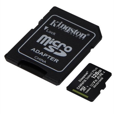 Kingston Canvas Select Plus - flash memory card - 128 GB - microSDXC UHS-I