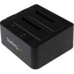 StarTech.com 2-Bay USB 3.1 to SATA Hard Drive Docking Station, 2.5/3.5" SSD/HDD Dock, Hard Drive Bay