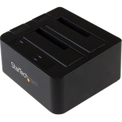 StarTech.com 2-Bay USB 3.1 to SATA Hard Drive Docking Station, 2.5/3.5" SSD/HDD Dock, Hard Drive Bay