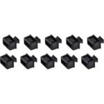 StarTech.com 10 SFP Dust Covers for Open Fiber Optic Slot - SFP+ Dust Caps /Network Switch Port Plug