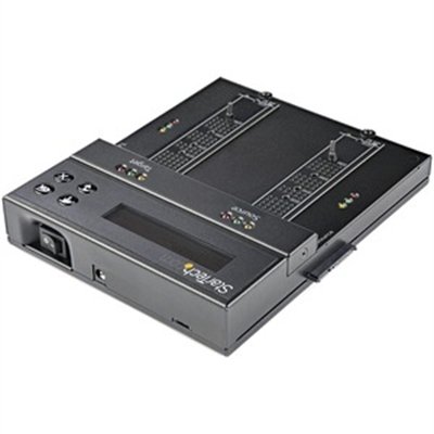 StarTech.com Dual Bay M.2 SATA/NVMe Duplicator/Eraser, SSD Cloner/Wiper, Hard Drive Sanitizer/Copier