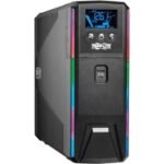 Tripp Lite 1200VA 720W 120V Pure Sine Wave Gaming UPS Battery Backup - LCD, AVR, RGB LEDs, USB Charging, Power Saving - UPS - 720 Watt - 1200 VA